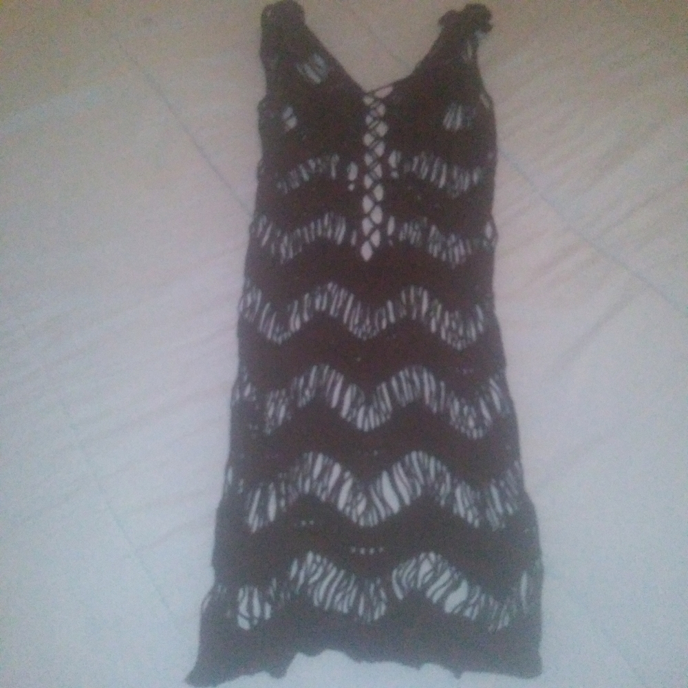 Exotic netted dress